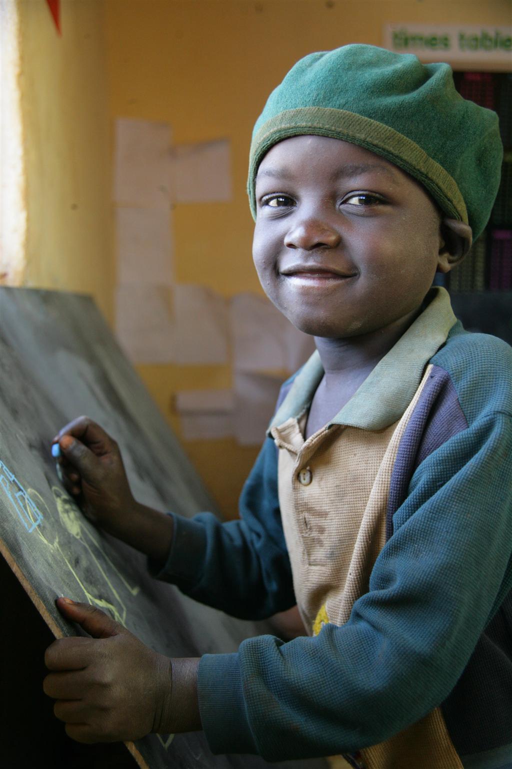 Young Boy at UNICEF ECD Centre