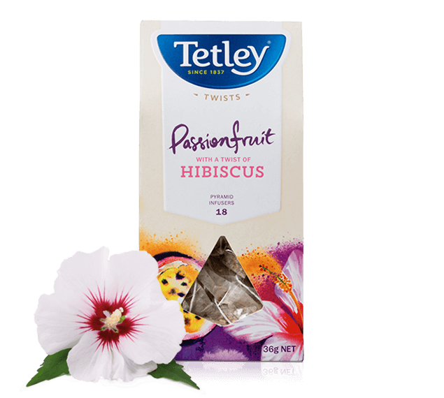 Passionfruit with a Twist of Hibiscus | Tetley Tea Australia