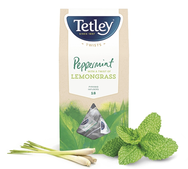 Peppermint with shavings of Lemon Grass