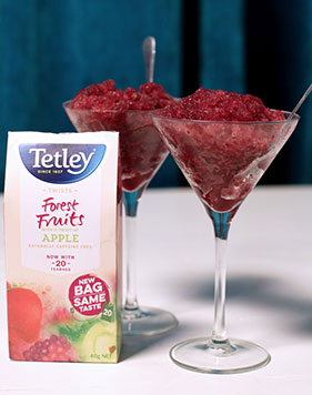 tetley forest fruits granita recipe