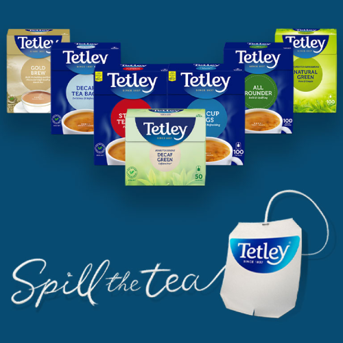 Tetley Extra Strong Black Tea Mobile Banner